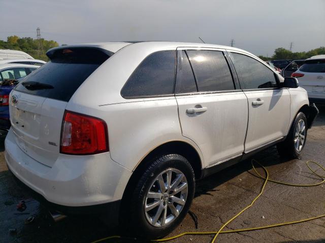 2FMDK3JC8DBC73242 - 2013 FORD EDGE SEL WHITE photo 3