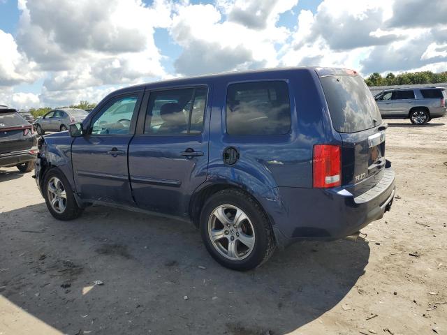 5FNYF4H69FB061505 - 2015 HONDA PILOT EXL BLUE photo 2