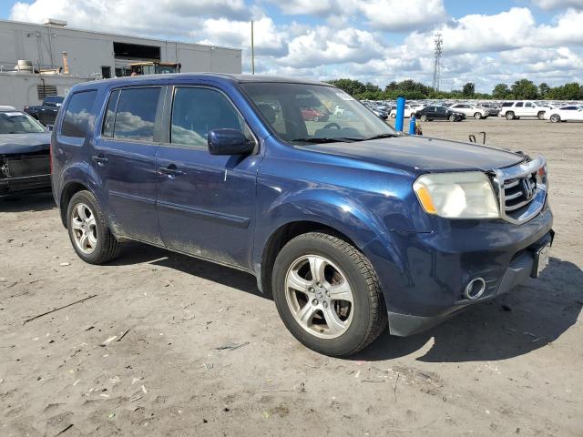 5FNYF4H69FB061505 - 2015 HONDA PILOT EXL BLUE photo 4