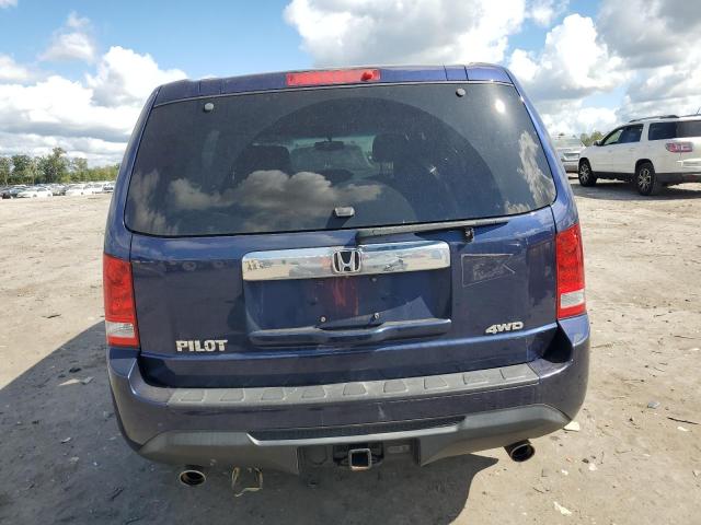 5FNYF4H69FB061505 - 2015 HONDA PILOT EXL BLUE photo 6
