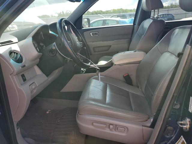 5FNYF4H69FB061505 - 2015 HONDA PILOT EXL BLUE photo 7