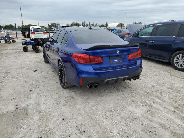 WBSJF0C56JG577465 - 2018 BMW M5 BLUE photo 2