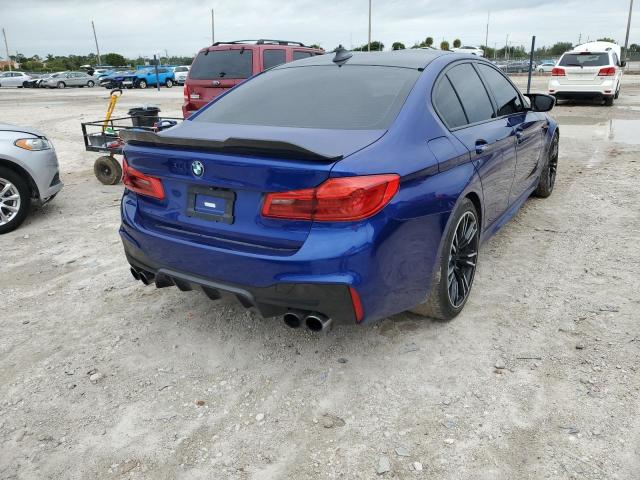 WBSJF0C56JG577465 - 2018 BMW M5 BLUE photo 3