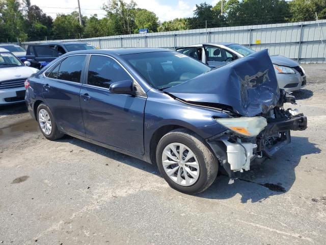 4T4BF1FK1FR447364 - 2015 TOYOTA CAMRY LE BLUE photo 4