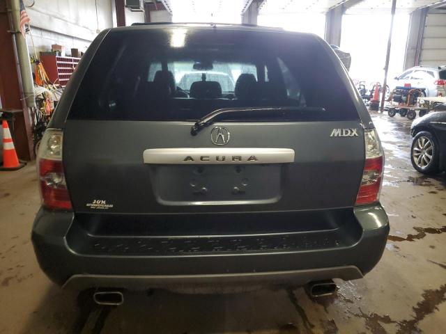 2HNYD18896H550576 - 2006 ACURA MDX TOURING GRAY photo 6