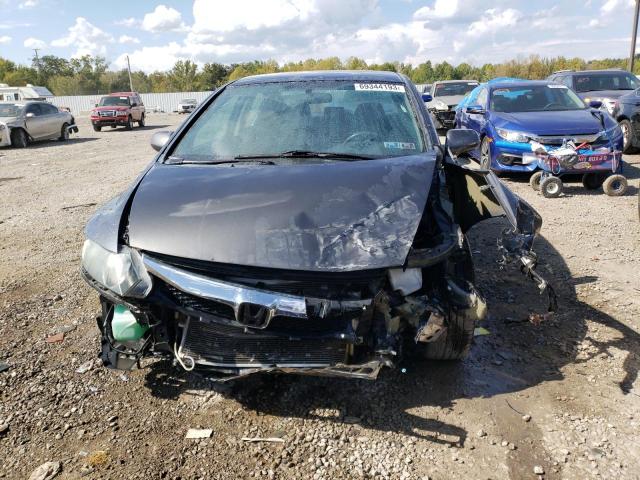 2HGFA1F68AH577723 - 2010 HONDA CIVIC LX-S GRAY photo 5