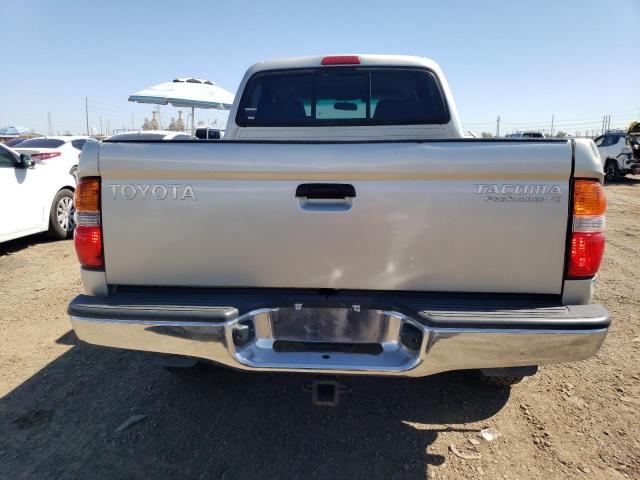 5TEGN92N92Z039430 - 2002 TOYOTA TACOMA DOUBLE CAB PRERUNNER SILVER photo 6