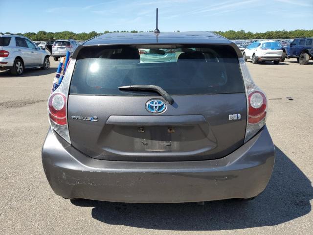 JTDKDTB35D1541230 - 2013 TOYOTA PRIUS C GRAY photo 6