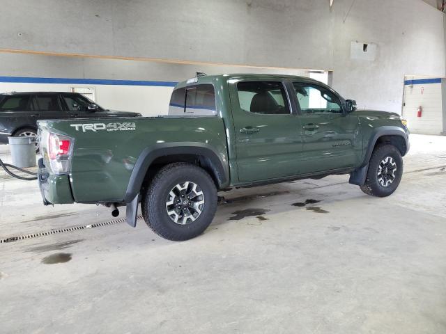 3TMCZ5AN7MM390639 - 2021 TOYOTA TACOMA DOUBLE CAB 绿色 照片 3
