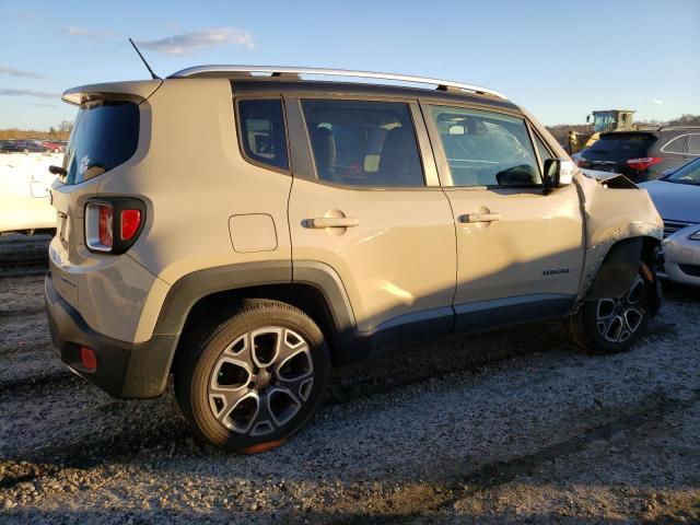 ZACCJBDT2FPB38636 - 2015 JEEP RENEGADE LIMITED TAN photo 3