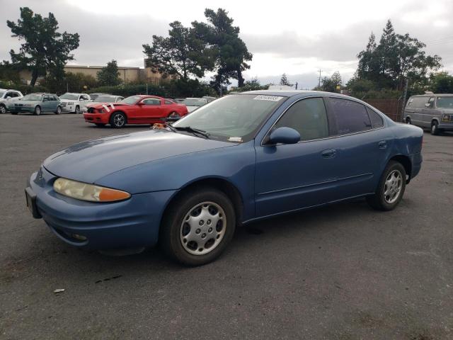 1G3NL52T7XC396888 - 1999 OLDSMOBILE ALERO GL BLUE photo 1