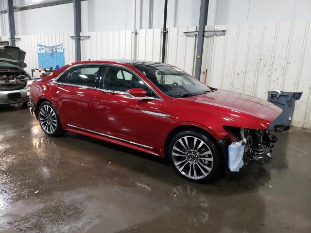 1LN6L9NP8J5616587 - 2018 LINCOLN CONTINENTA RESERVE RED photo 4