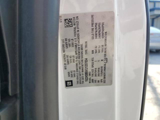 1GCHSBEA7J1207054 - 2018 CHEVROLET COLORADO WHITE photo 12