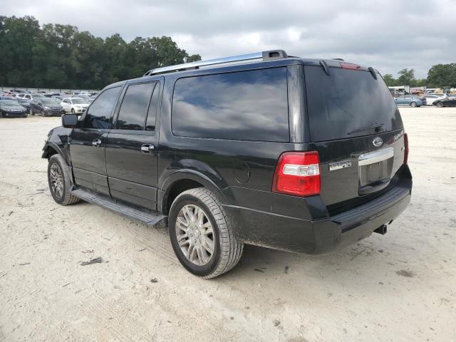 1FMJK1K59BEF16887 - 2011 FORD EXPEDITION EL LIMITED BLACK photo 2