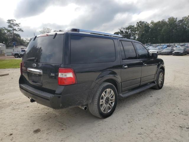 1FMJK1K59BEF16887 - 2011 FORD EXPEDITION EL LIMITED BLACK photo 3