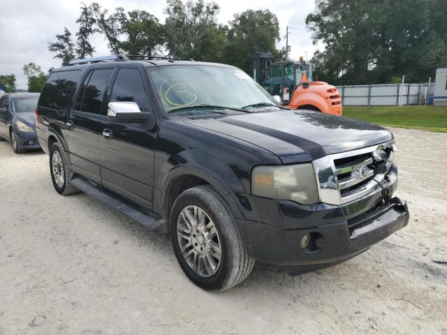 1FMJK1K59BEF16887 - 2011 FORD EXPEDITION EL LIMITED BLACK photo 4