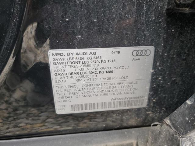WA1ANAFY9K2098049 - 2019 AUDI Q5 PREMIUM BLACK photo 13