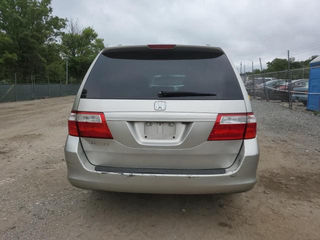5FNRL38796B457434 - 2006 HONDA ODYSSEY EXL SILVER photo 6