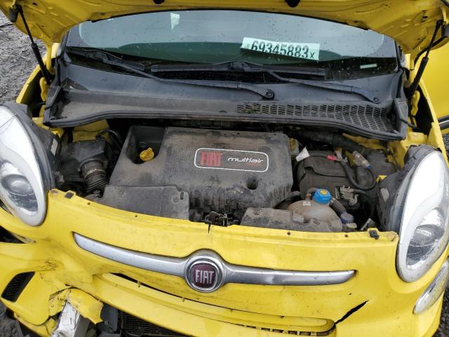 ZFBCFADH3FZ034300 - 2015 FIAT 500L TREKKING YELLOW photo 11