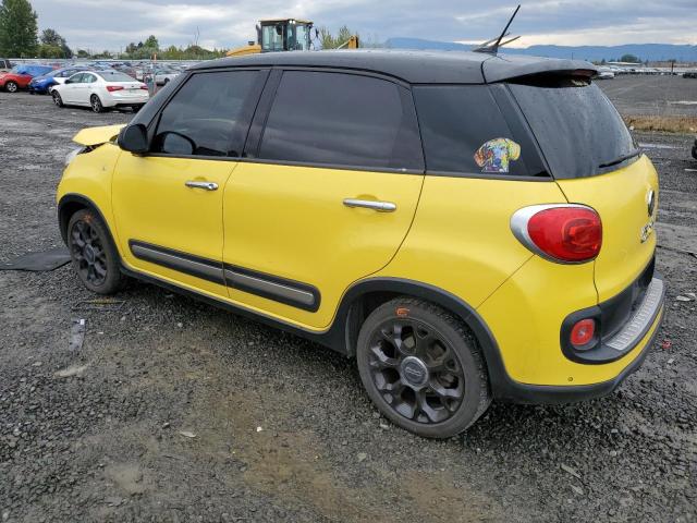 ZFBCFADH3FZ034300 - 2015 FIAT 500L TREKKING YELLOW photo 2