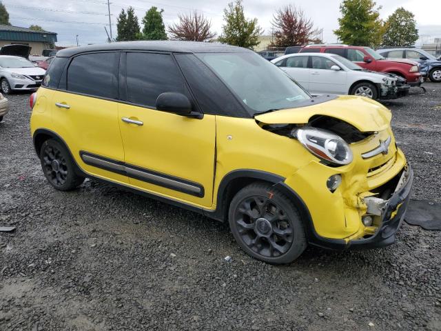 ZFBCFADH3FZ034300 - 2015 FIAT 500L TREKKING YELLOW photo 4