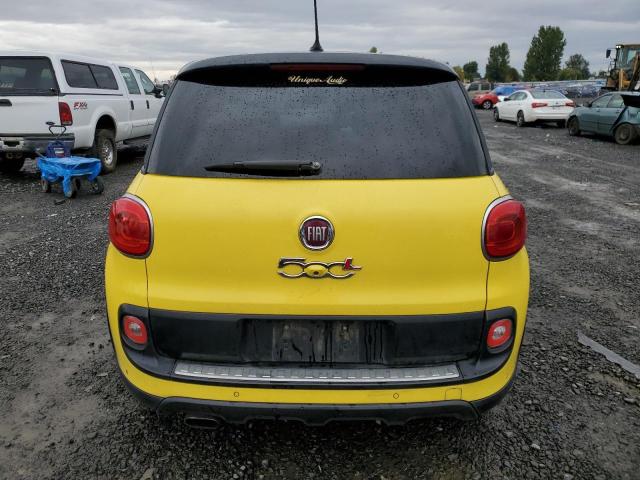 ZFBCFADH3FZ034300 - 2015 FIAT 500L TREKKING YELLOW photo 6