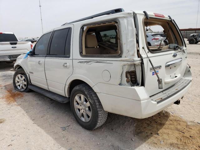 1FMFU15588LA47789 - 2008 FORD EXPEDITION XLT WHITE photo 2