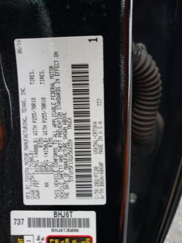 5TFUY5F1XGX568359 - 2016 TOYOTA TUNDRA DOUBLE CAB SR/SR5 BLACK photo 12