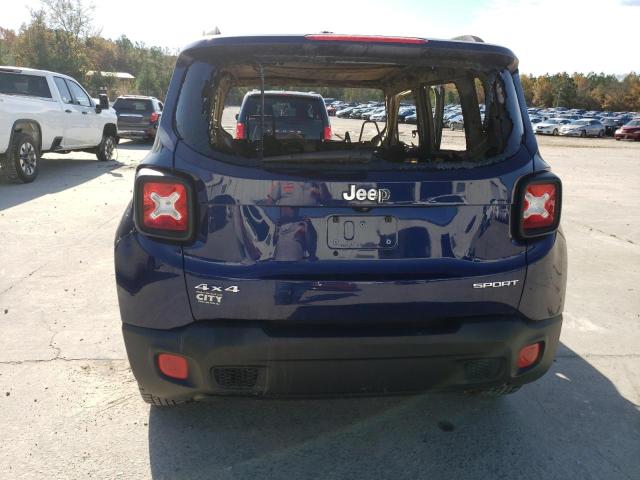 ZACCJBAT3GPE08074 - 2016 JEEP RENEGADE SPORT Այրված լուսանկար 6