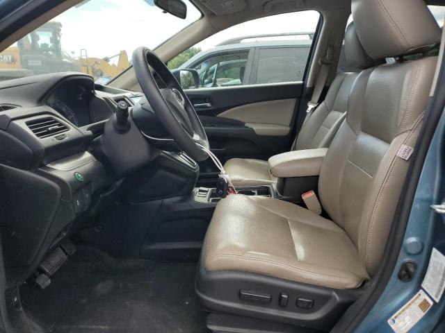 5J6RM4H56GL008514 - 2016 HONDA CR-V EX TURQUOISE photo 7