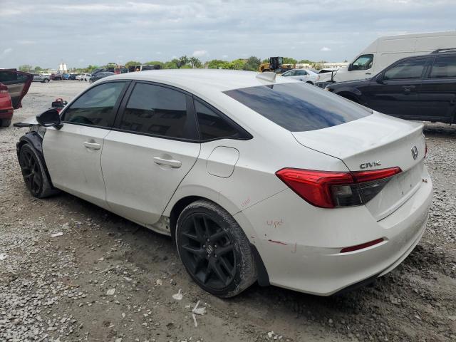 2HGFE2F54PH526018 - 2023 HONDA CIVIC SPORT WHITE photo 2