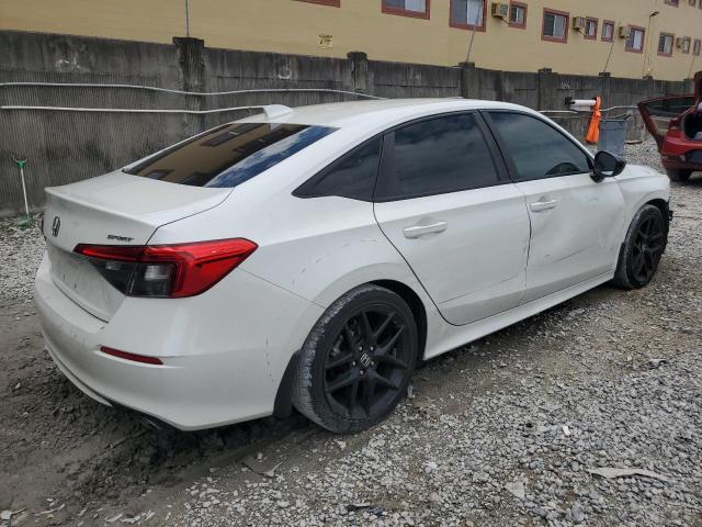 2HGFE2F54PH526018 - 2023 HONDA CIVIC SPORT WHITE photo 3