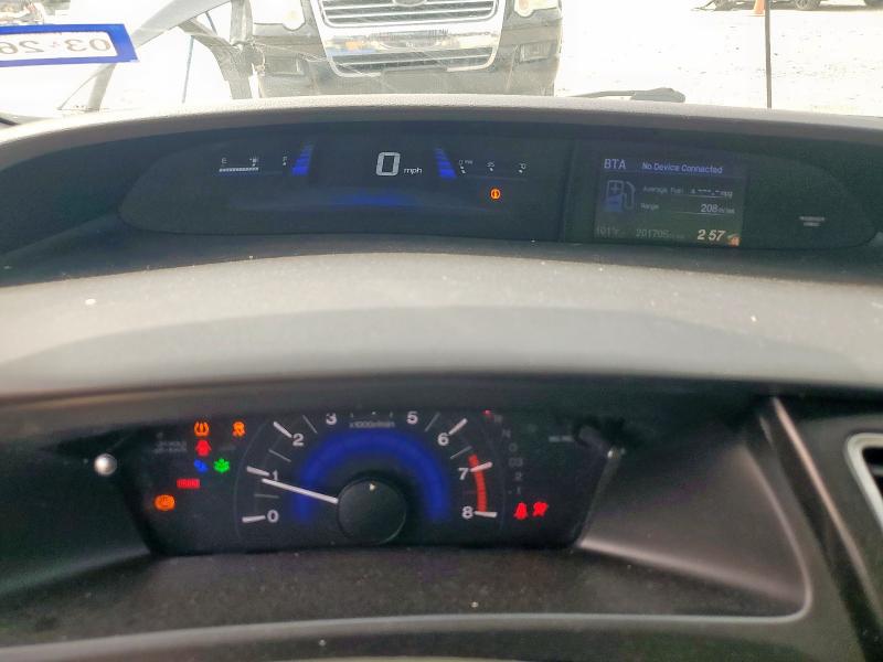 19XFB2F87DE202313 - 2013 HONDA CIVIC EX GRAY photo 9