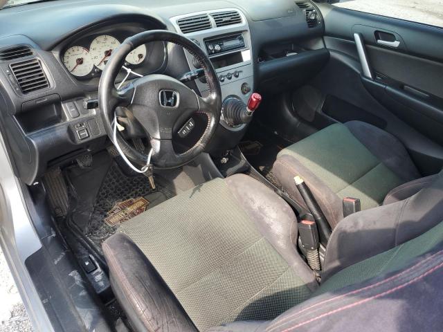 SHHEP33692U309259 - 2002 HONDA CIVIC SI SILVER photo 8