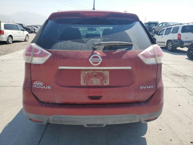 KNMAT2MV3GP706958 - 2016 NISSAN ROGUE S RED photo 6