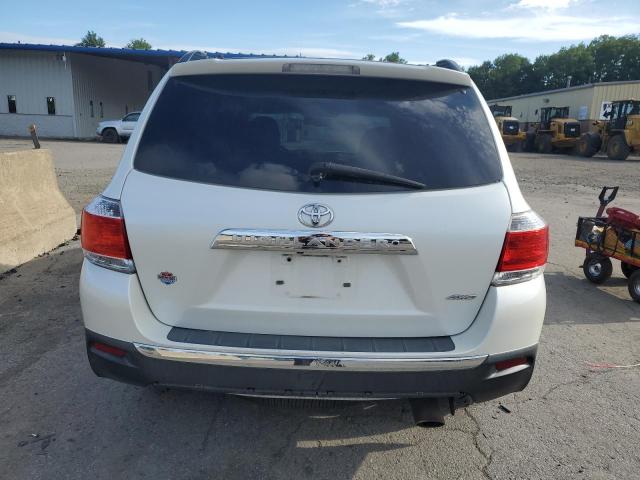 5TDBK3EH1CS138456 - 2012 TOYOTA HIGHLANDER BASE Beyaz fotoğraf 6