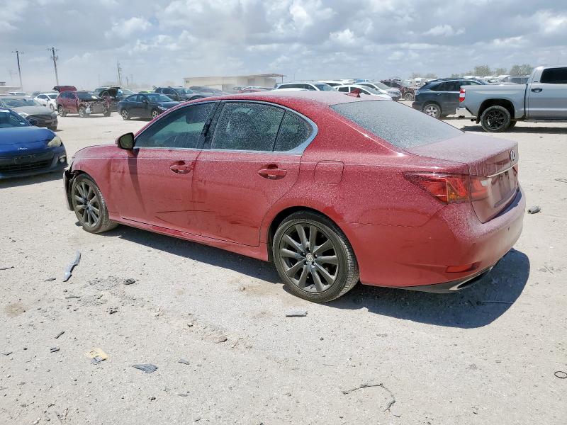 JTHBE1BL2D5023567 - 2013 LEXUS GS 350 წითელი ფოტო 2