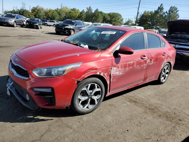 3KPF24AD3LE151990 - 2020 KIA FORTE FE RED photo 1