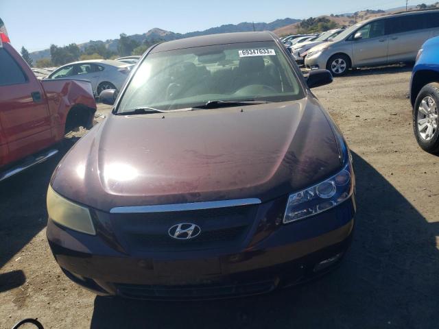 5NPEU46F66H032654 - 2006 HYUNDAI SONATA GLS BURGUNDY photo 5