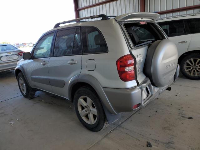 JTEHD20V256041017 - 2005 TOYOTA RAV4 SILVER photo 2