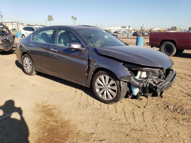 1HGCR2F86FA024724 - 2015 HONDA ACCORD EXL GRAY photo 4