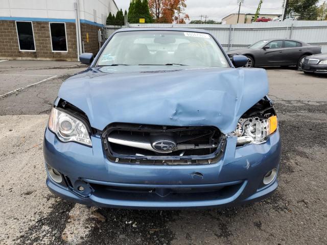 4S3BL626487216909 - 2008 SUBARU LEGACY 2.5I LIMITED BLUE photo 5