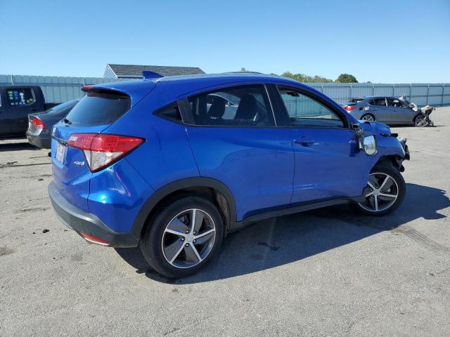 3CZRU6H7XMM739910 - 2021 HONDA HR-V EXL 蓝色 照片 3