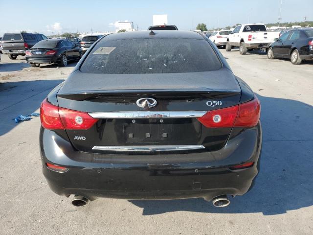 JN1BV7AR8FM407097 - 2015 INFINITI Q50 BASE BLACK photo 6