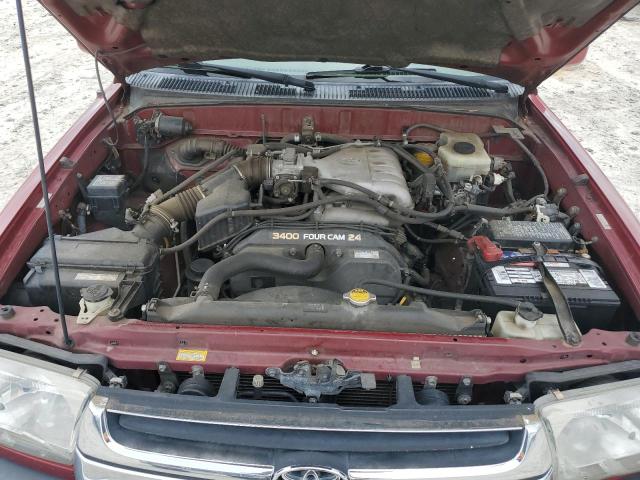 JT3GN86R410200874 - 2001 TOYOTA 4RUNNER SR5 ბურგუნდია ფოტო 12
