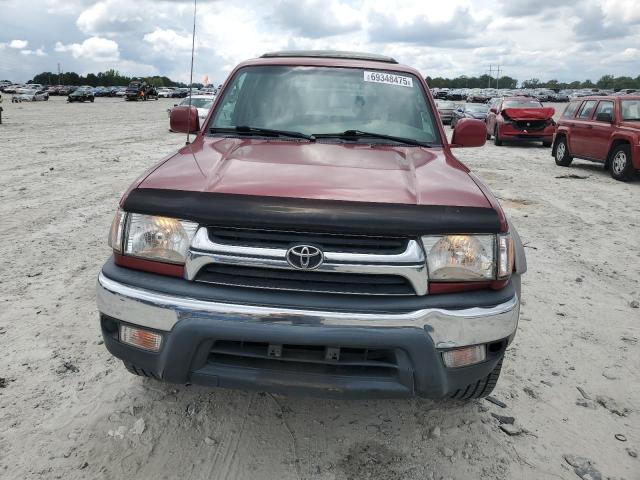 JT3GN86R410200874 - 2001 TOYOTA 4RUNNER SR5 ბურგუნდია ფოტო 5