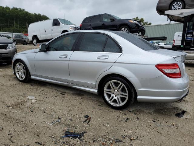 WDDGF56X69R041049 - 2009 MERCEDES-BENZ C 350 SILVER photo 2