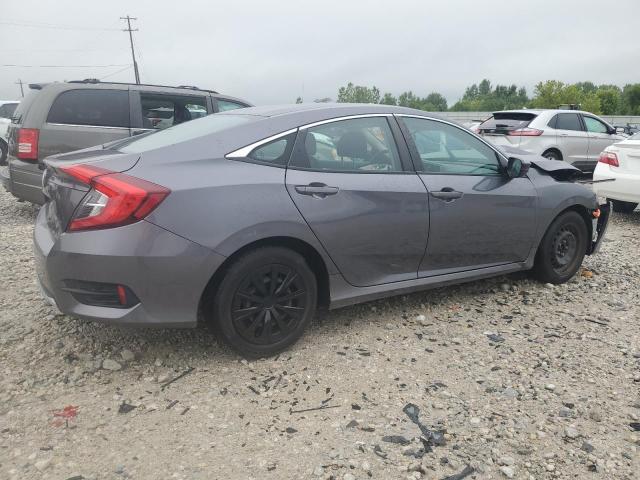 2HGFC2F60LH600091 - 2020 HONDA CIVIC LX GRAY photo 3