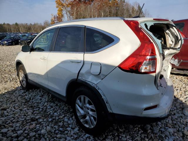 5J6RM4H70FL127448 - 2015 HONDA CR-V EXL WHITE photo 2