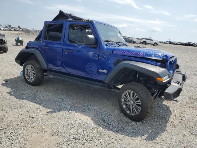 1C4HJXDGXJW196382 - 2018 JEEP WRANGLER U SPORT Կապույտ լուսանկար 4